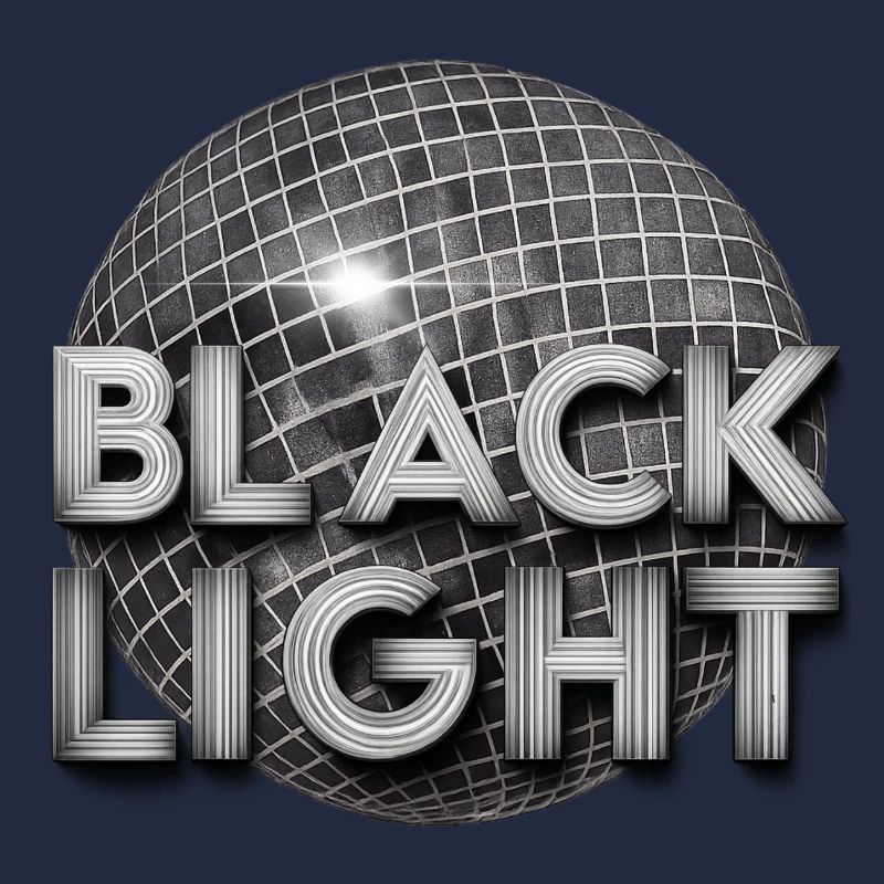 Schwarzes Licht Retro-Disco