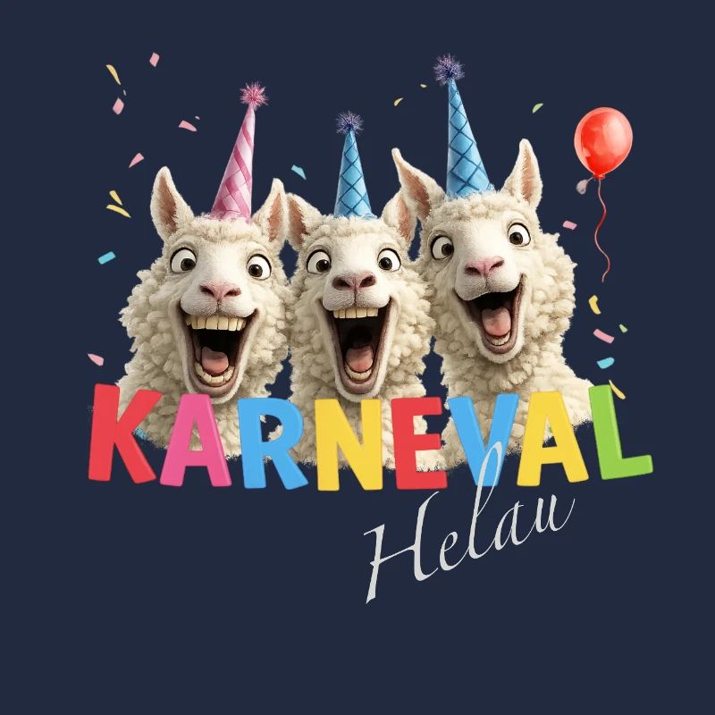 Moutons de carnaval Helau