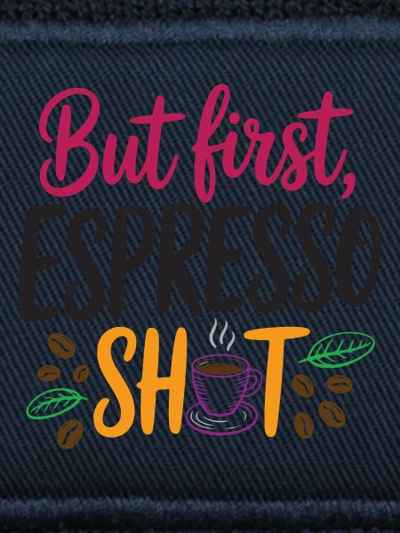 But first espresso shot