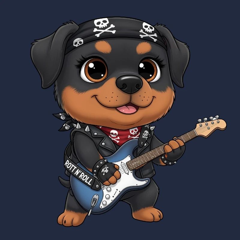 Guitariste Punk Dog