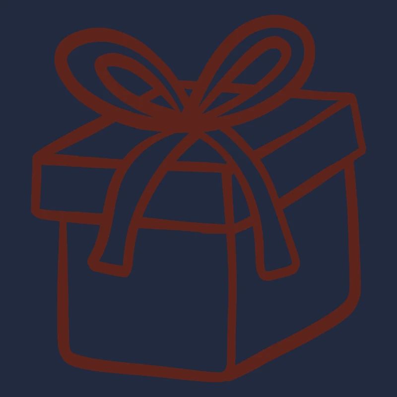 Rustic Hand-Drawn Gift Box