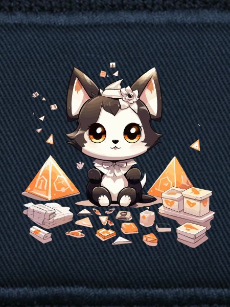 Chibi-Hundewelpe Diamantenschatz