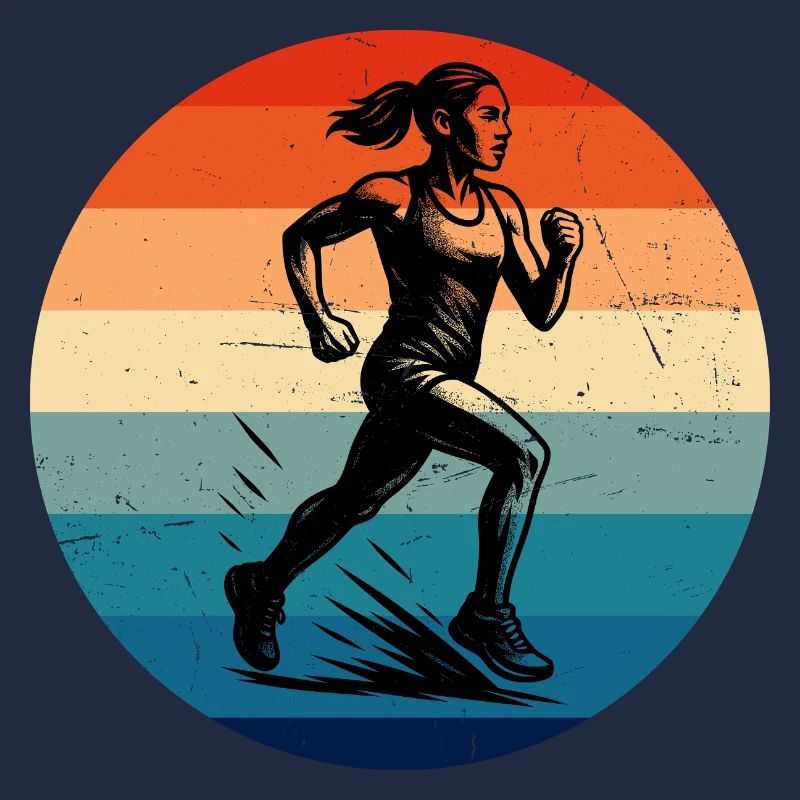 Klassisches Running Motiv