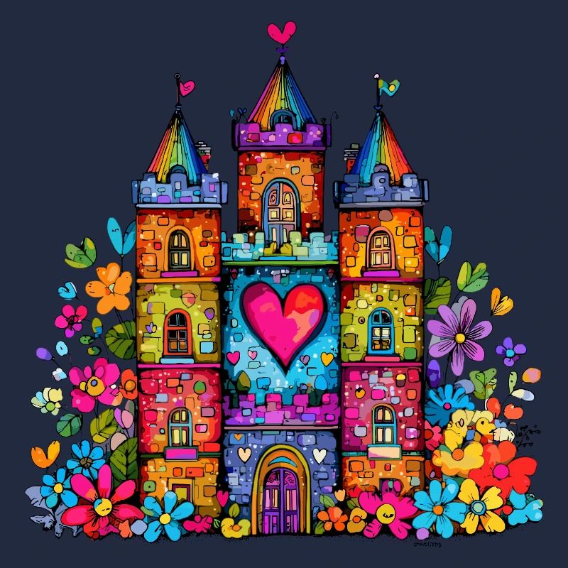 Regenbogenherz Schloss