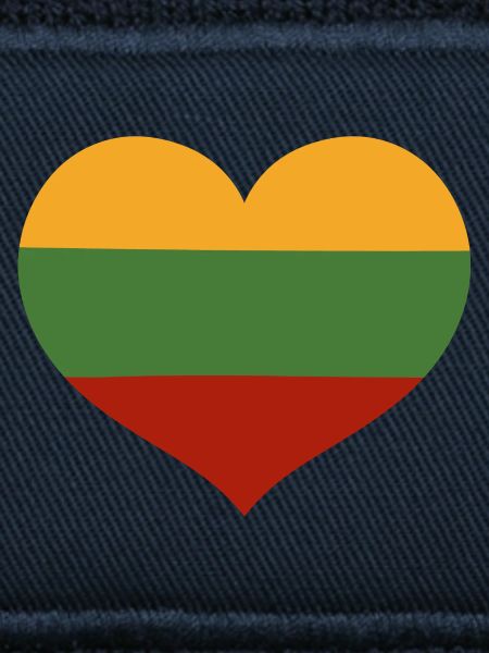 Lithuanian Heart Flag