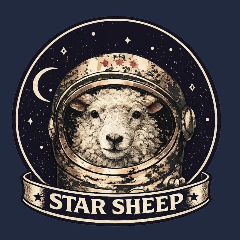 Star Sheep Astronaut Helm