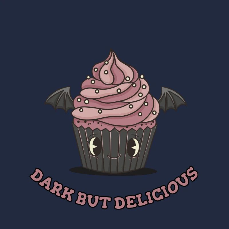 Cute Gothic Cupcake