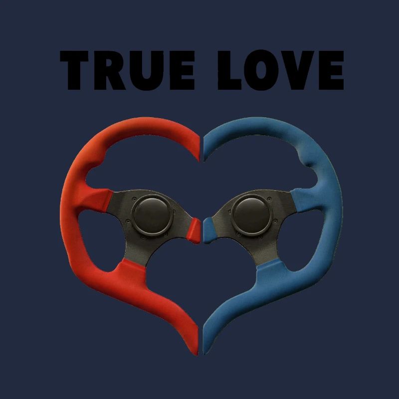 True Love Steering Hearts Gift Wedding Wedding
