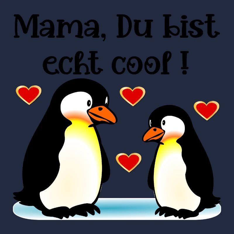 Komplimente Mama Muttertag Pinguine