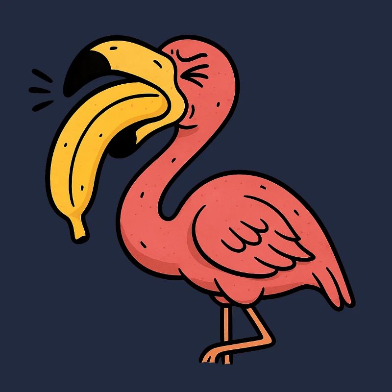 Flamingo Banana Duo