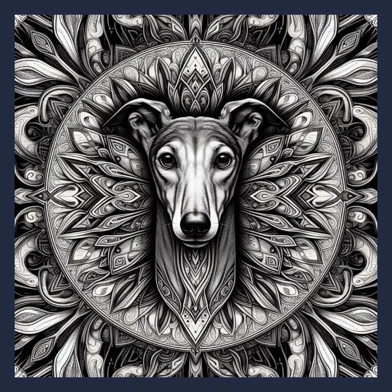 Windhund Mandala