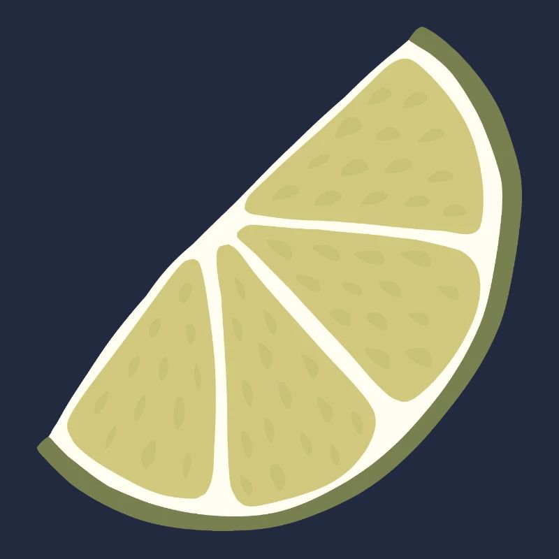 Lime Slice Minimalist Lime