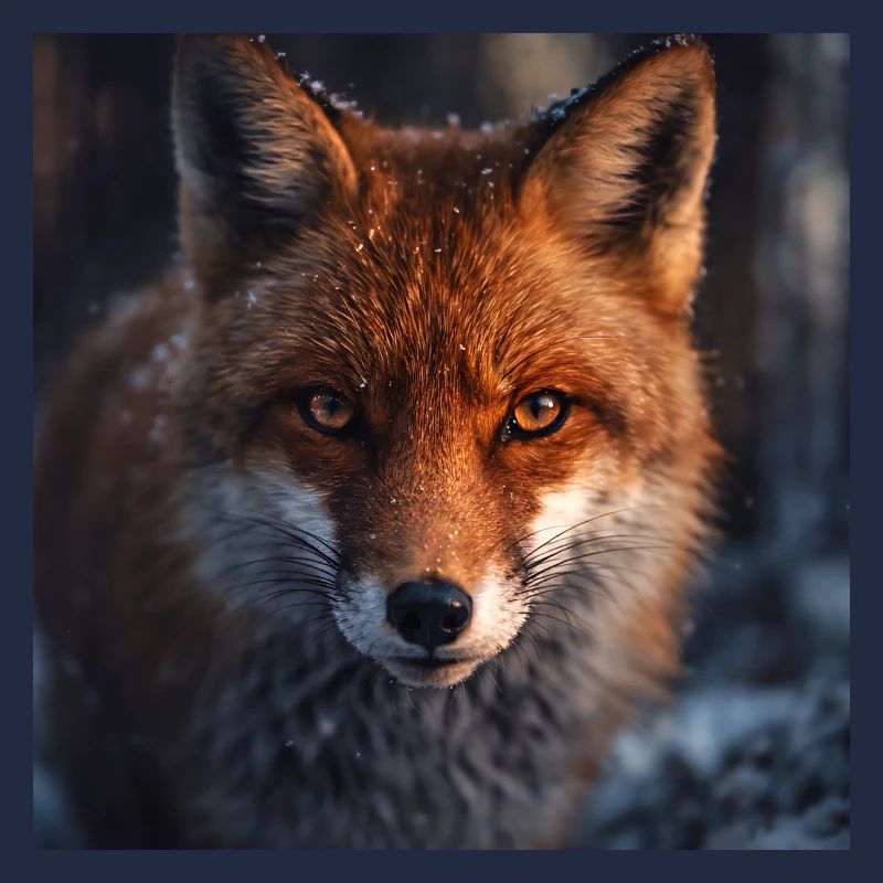 Fox scouting at dusk