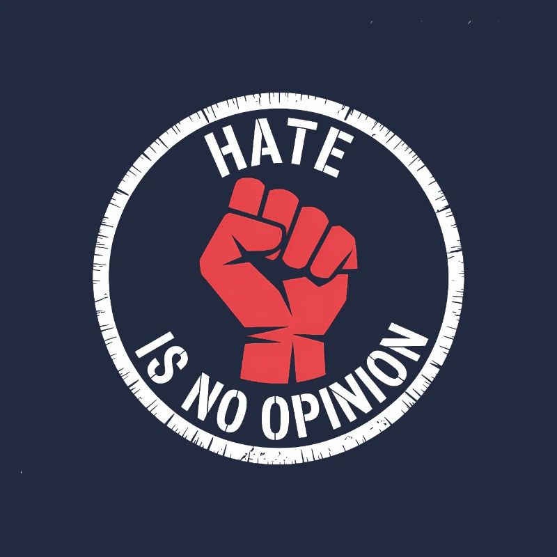 Hate is no Opinion - Antifa Merch