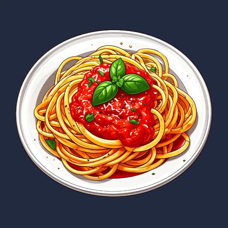Pasta with tomato sauce