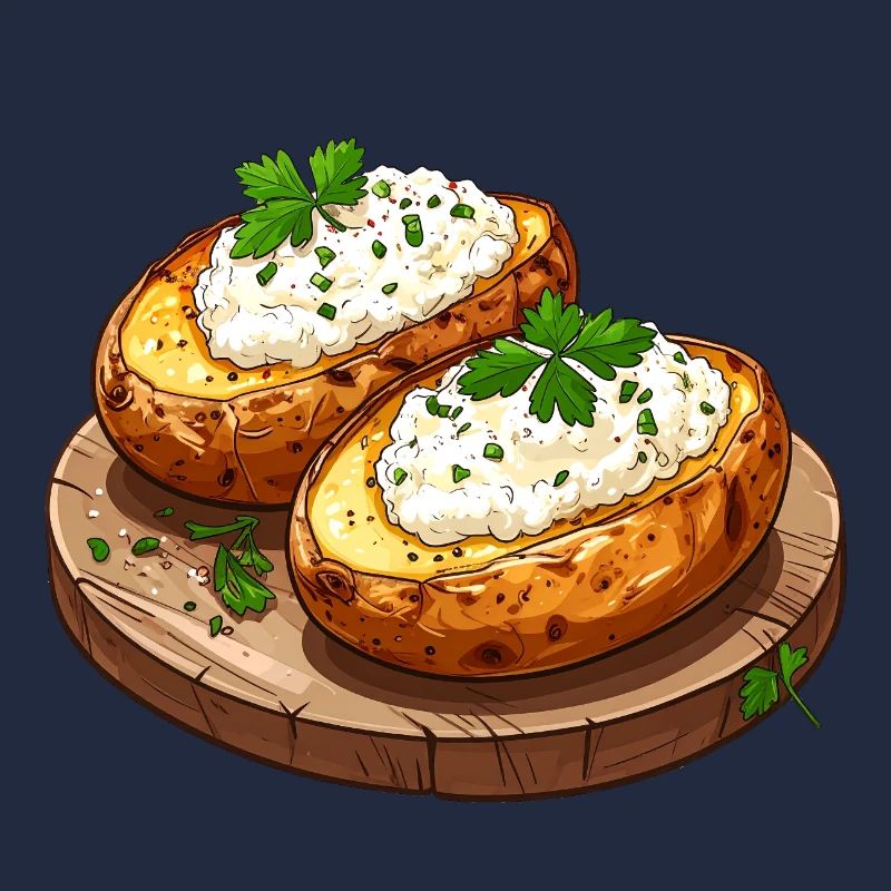 Pellkartoffeln mit Quark