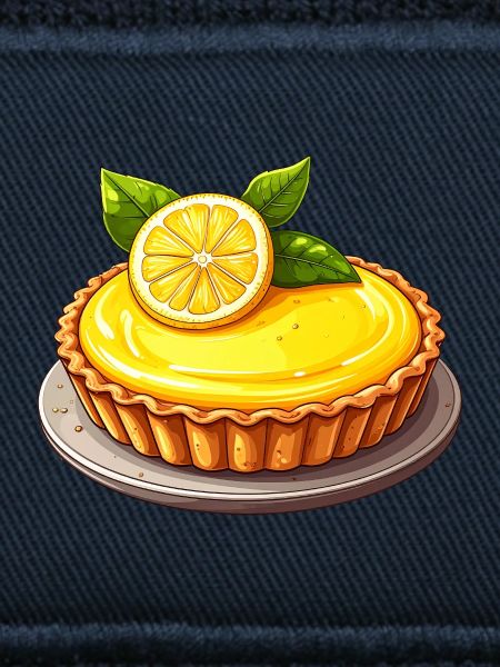 Cake with lemon