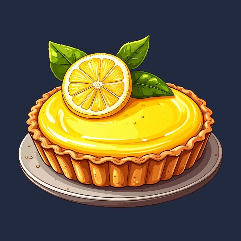 Cake with lemon