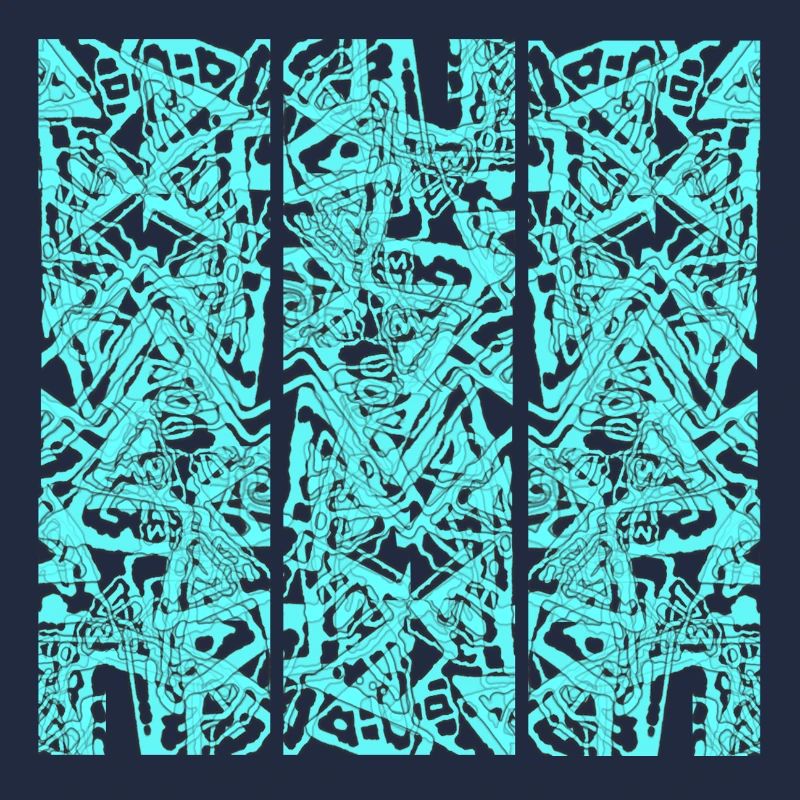 Triptyque du Chaos Turquoise