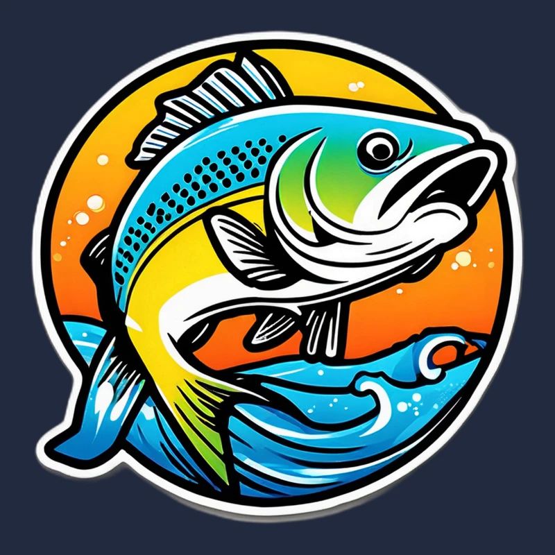 Leuchtender Regenbogenbarsch