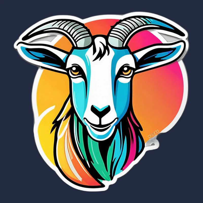 Bunte Regenbogenziege