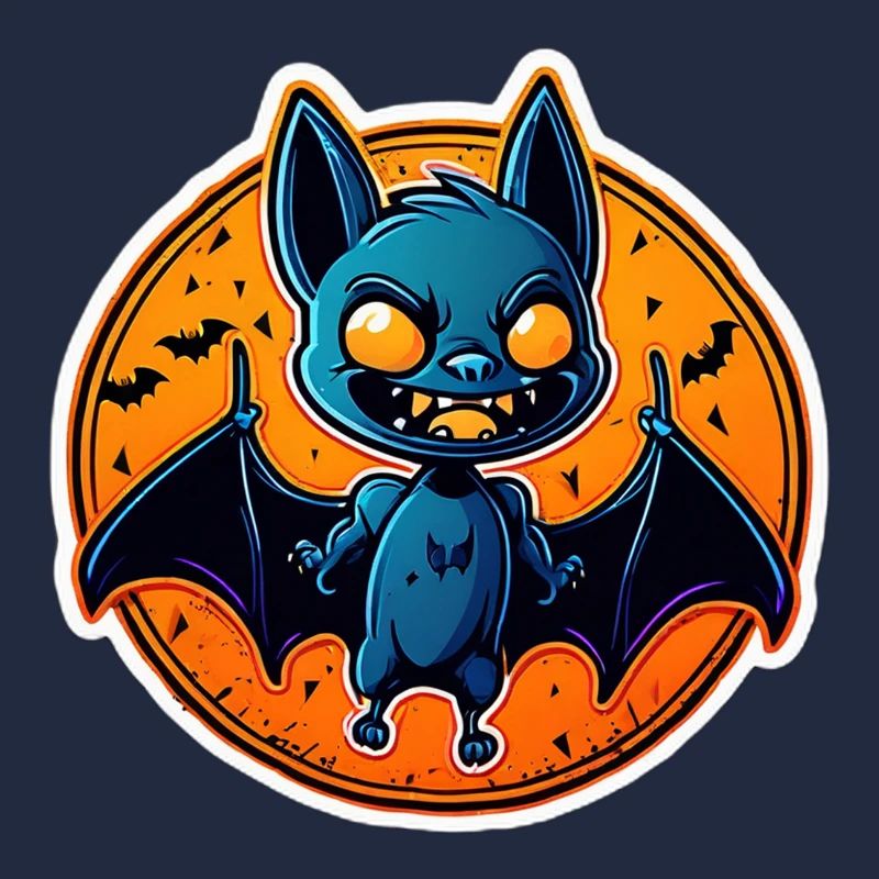 Chauve-souris bleue Halloween