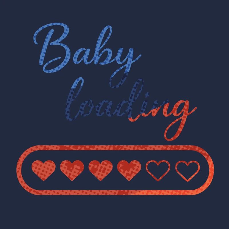 Baby Loading: Herz-Countdown