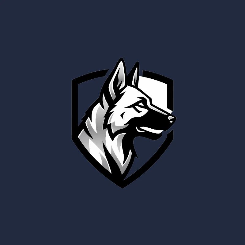 Schäferhund Wappen Security