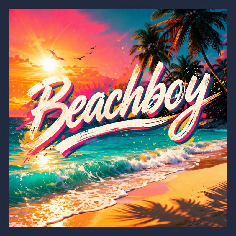 Beachboy Neon Sunset