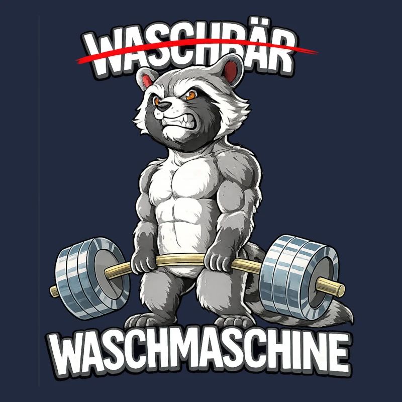 Waschbär Waschmaschine