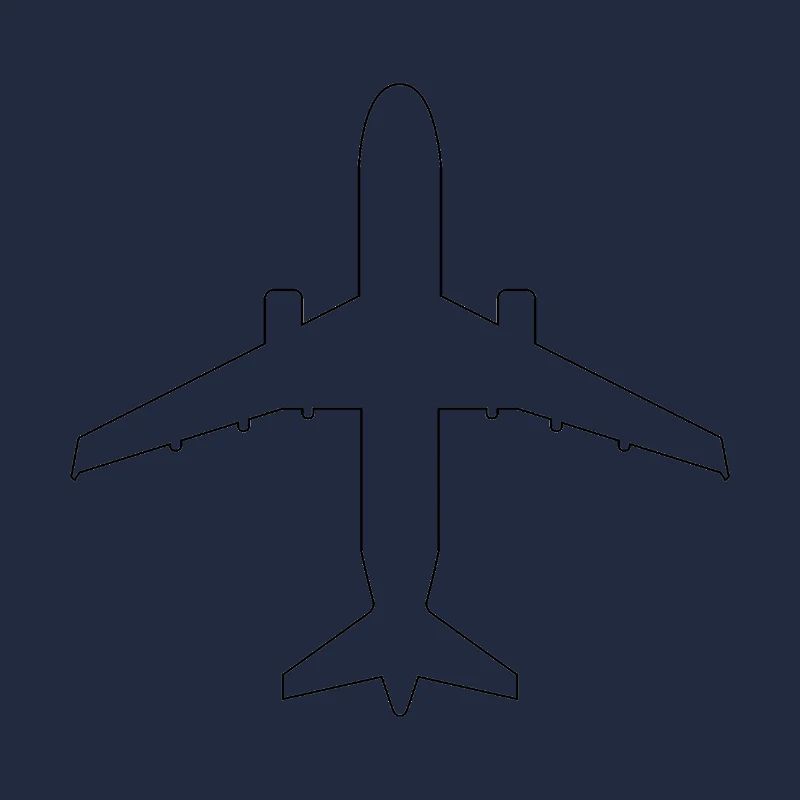 Flugzeugumriss