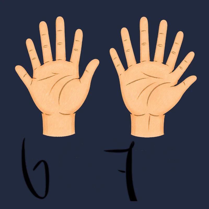 Double Open Hands Illustration