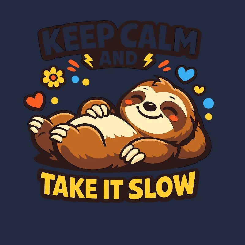 Faultier Ruhe Take It Slow