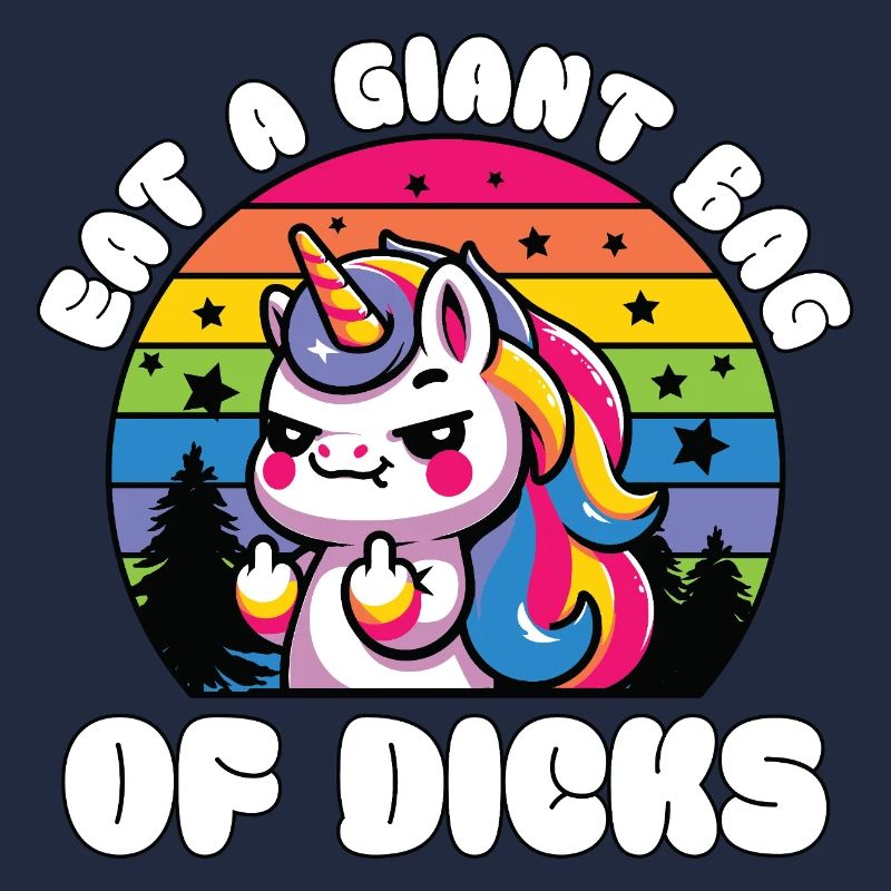 Rainbow Unicorn Power Motif