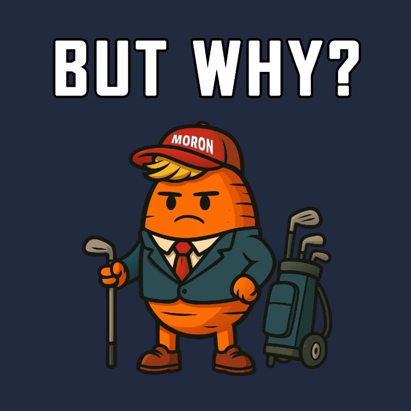 But Why Golf Mascot