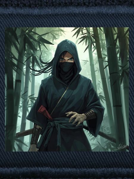 Ninja im Bambuswald