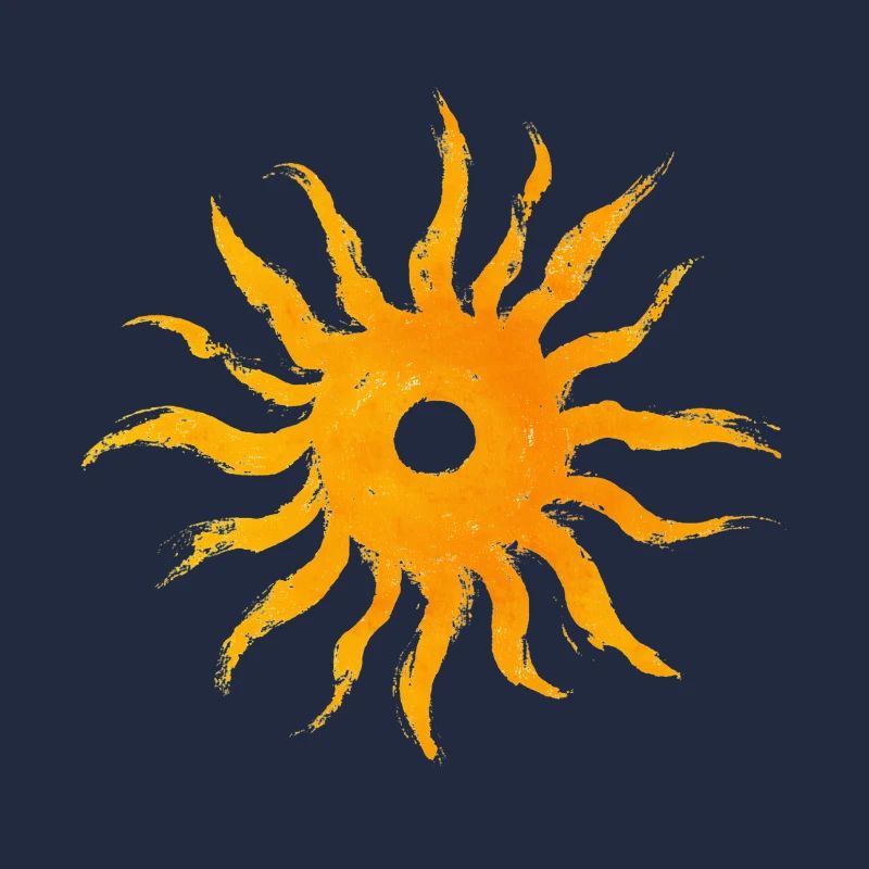 soleil, logo soleil, symbole soleil