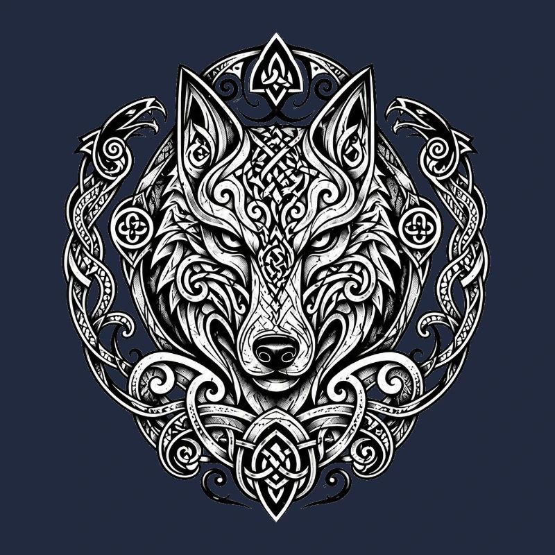 Knotenkunst Wolfskopf