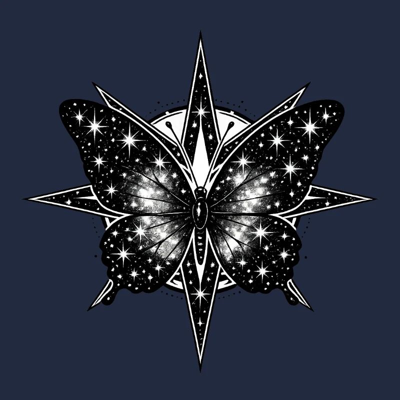 Kosmischer Schmetterlingskompass