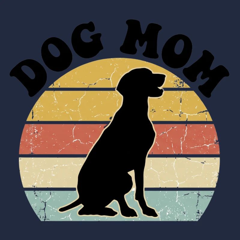 Dog Mom Retro