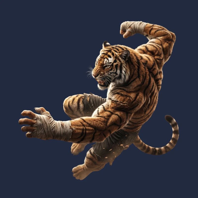 Leaping Tiger