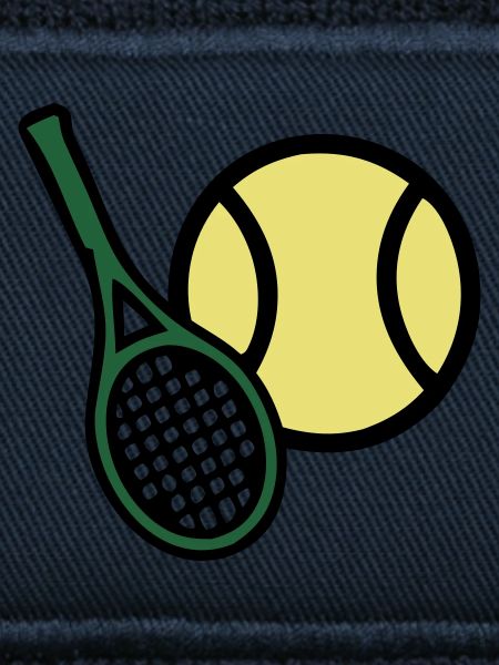 Tennisschläger Aufschlag Action