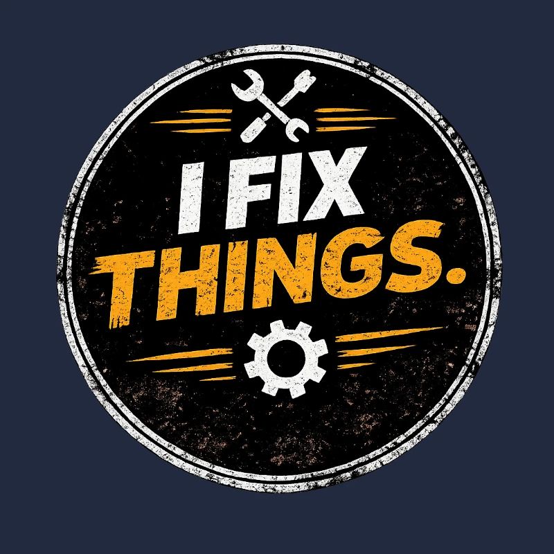 I Fix Things Mechanic Logo
