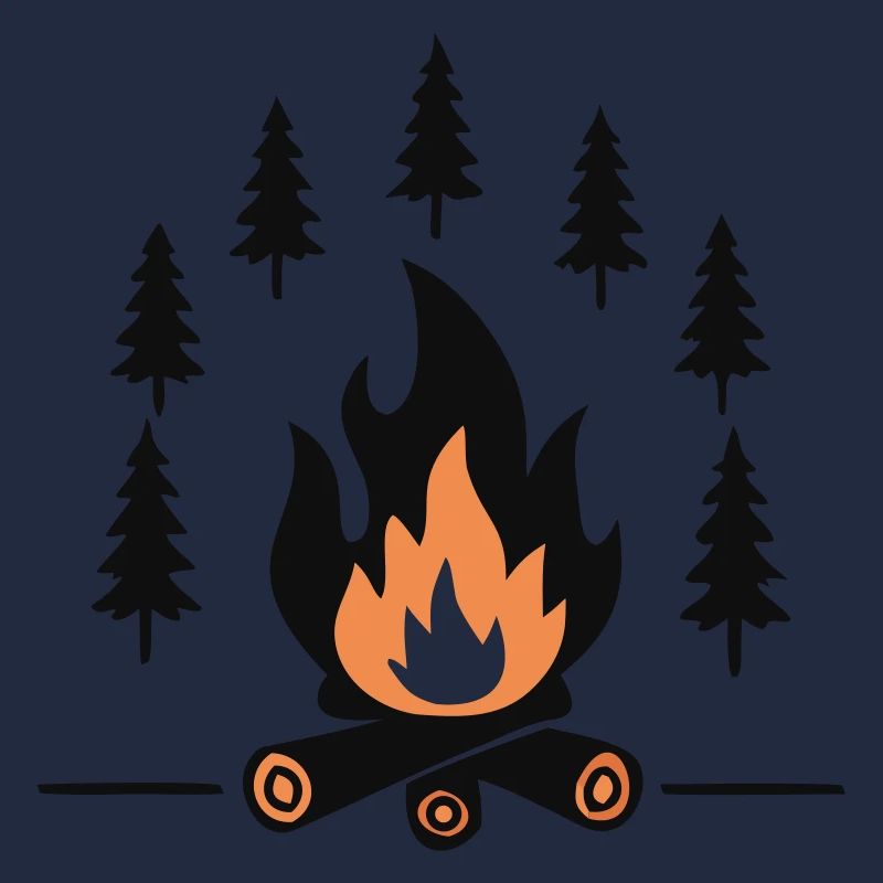 Cozy Campfire Forest