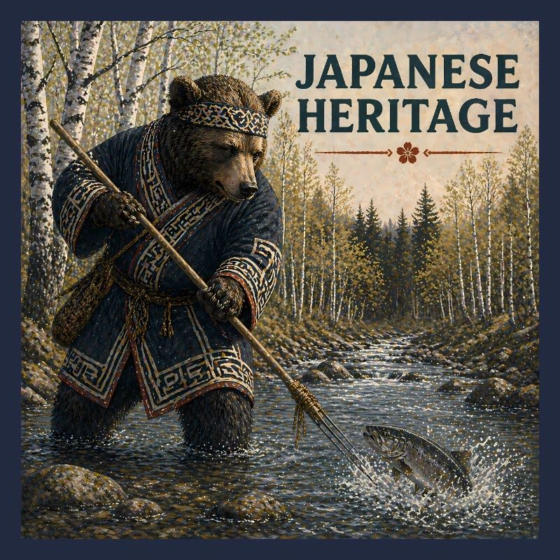 Conception japonaise des Kuma Ainu