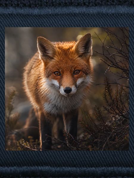 Fuchs in einer Waldlichtung
