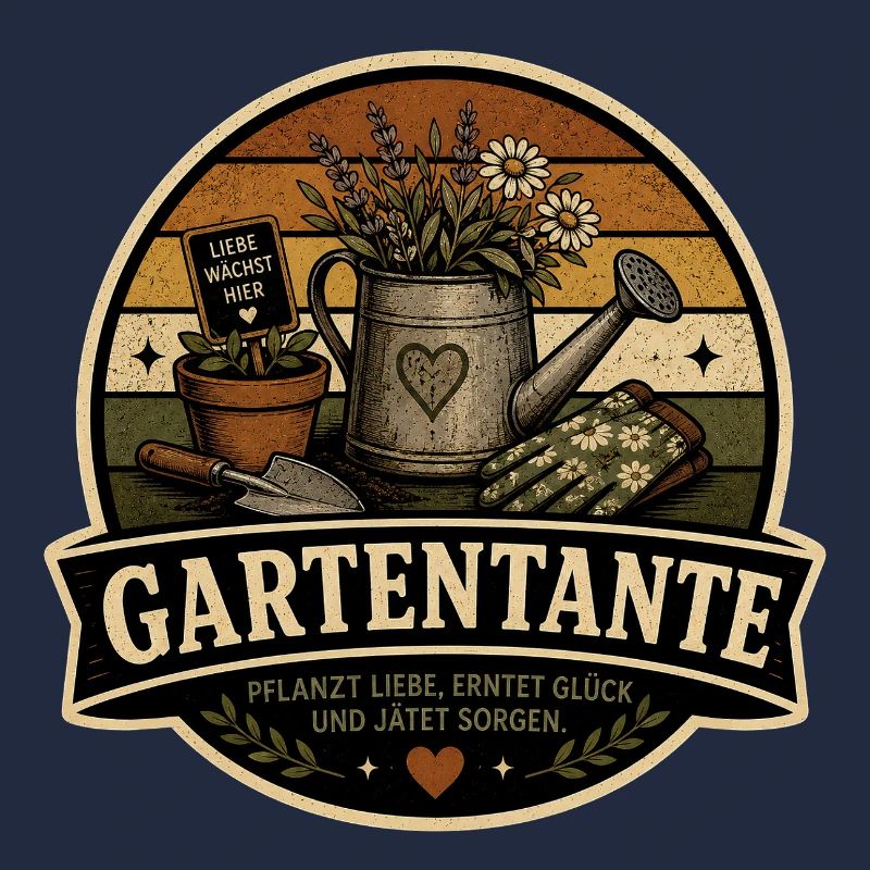Gartentante Retro