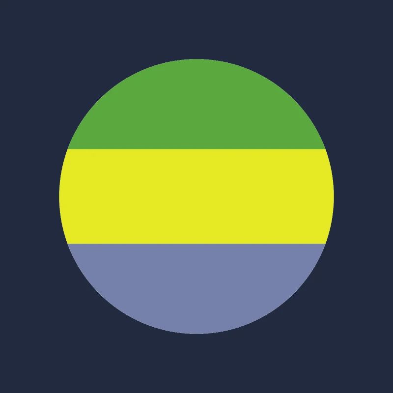 Gabonische Rundflagge