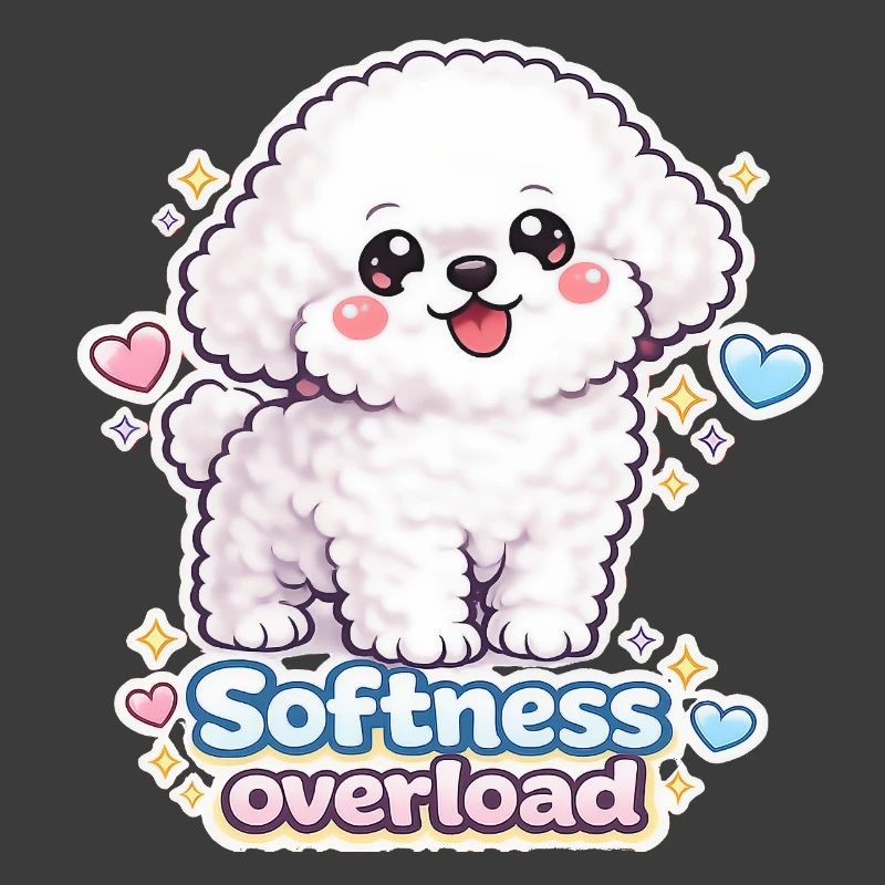 Softness Overload - Cute Bichon Dog Design