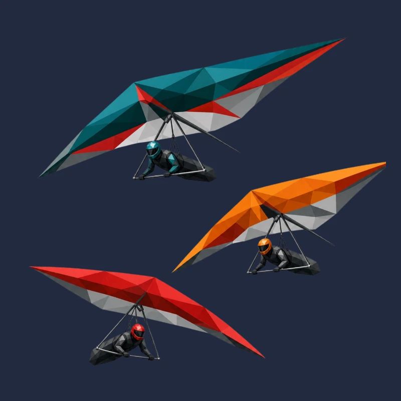 Polygon Hang Gliders Trio